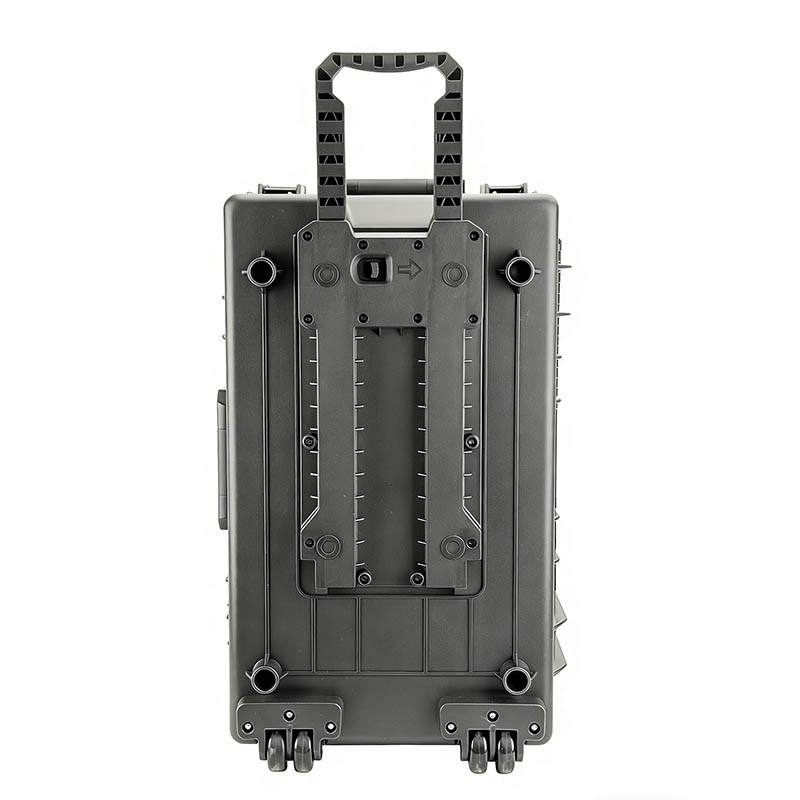 Udstyr hård boks med teleskopisk trækstang